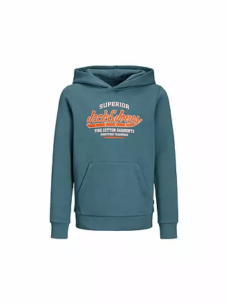JACK & JONES | Sweat à capuche garçon - Hoodie JJELOGO | petrol